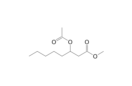 beta-Acetoxyoctanoic acid-methylester