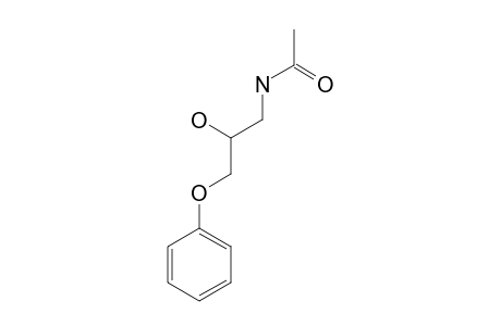 N-(2-hydroxy-3-phenoxy-propyl)acetamide