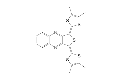 1,3-bis(4,5-dimethyl-1,3-dithiol-2-ylidene)thieno[3,4-b]quinoxaline