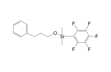 Dimethyl(2,3,4,5,6-pentafluorophenyl)(3-phenylpropoxy)silane