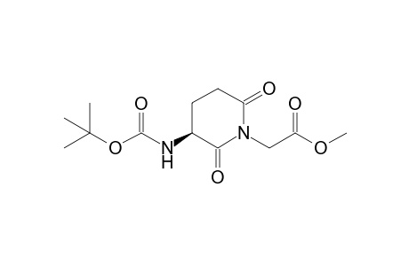 Methyl 2-[(S)-3-tert-butoxycarbonylamino-2,6-dioxopiperidin-1-yl]acetate