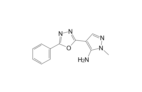 2-(5-amino-1-methylpyrazol-4-yl)-5-phenyl-1,3,4-oxadiazole