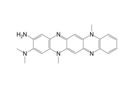 2-Amino-5,12-dimethyl-3-dimethylamino-5,12-dihydroquinoxalino[2,3-b]phenazine