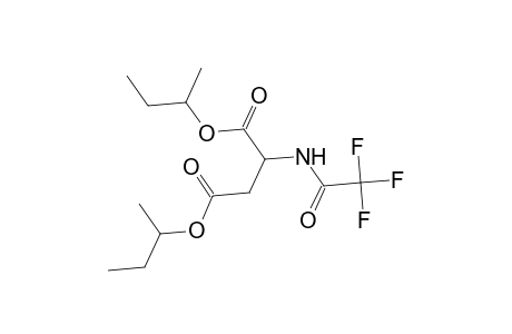 l-Aspartic acid, N-(trifluoroacetyl)-, bis(1-methylpropyl) ester