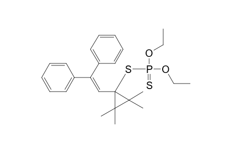 1-(2,2-Diphenylvinyl)-2,2,3,3-tetramethylcyclopropyl-O,O-diethylphosphodithioate