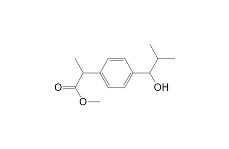 2-[4-(1-hydroxy-2-methyl-propyl)phenyl]propionic acid methyl ester