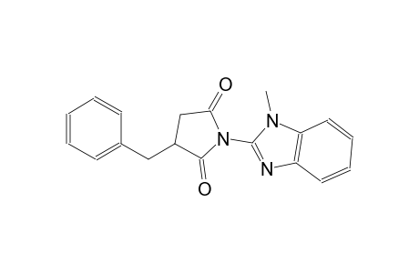 3-benzyl-1-(1-methyl-1H-benzimidazol-2-yl)-2,5-pyrrolidinedione
