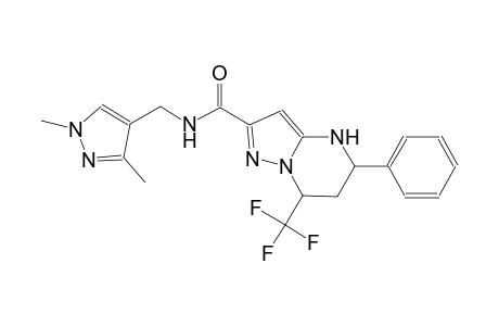 N-[(1,3-dimethyl-1H-pyrazol-4-yl)methyl]-5-phenyl-7-(trifluoromethyl)-4,5,6,7-tetrahydropyrazolo[1,5-a]pyrimidine-2-carboxamide
