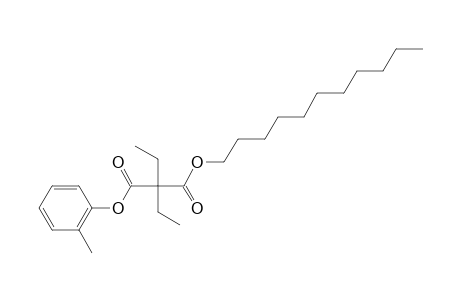 Diethylmalonic acid, 2-methylphenyl undecyl ester