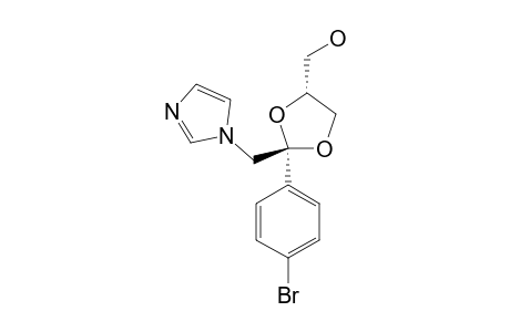 TRANS-2-(4-BrOMOPHENYL)-2-[1H-IMIDAZOL-1-YL]-METHYL-1,3-DIOXOLANE-4-METHANOL