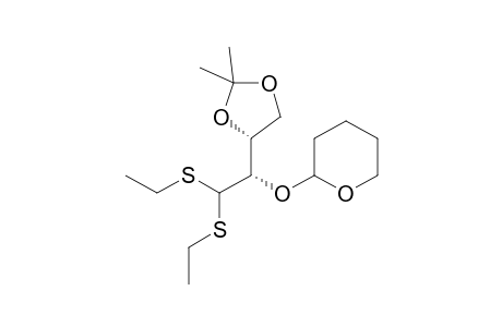 2-O-Tetrahydropyranyl-3,4-O-isopropylidene-D-threose diethyldithioacetal