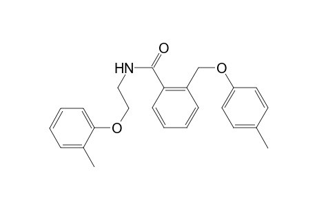 N-[2-(2-methylphenoxy)ethyl]-2-[(4-methylphenoxy)methyl]benzamide