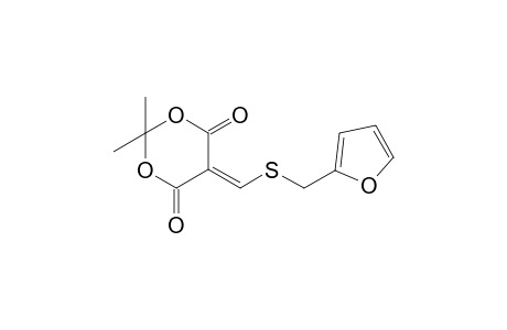 5-(furan-2-ylmethylsulfanylmethylidene)-2,2-dimethyl-1,3-dioxane-4,6-dione