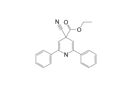 2,6-DIPHENYL-4-CYANO-4-ETHOXYCARBONYL-1,4-DIHYDROPYRIDINE