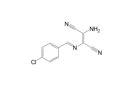 2-Butenedinitrile, 2-amino-3-[[(4-chlorophenyl)methylene]amino]-