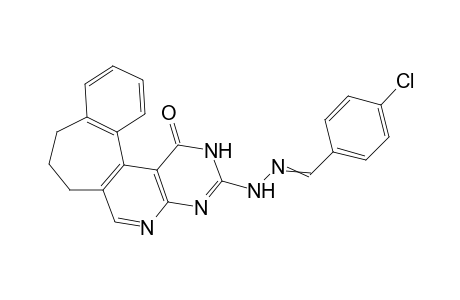 3-[(4-Chlorophenylmethylene)hydrazono]-2,7,8,9-tetrahydro-1H-benzo[6',7'] cyclohepta[1',2':4,5]pyrido[2,3-d]pyrimidin-1-one