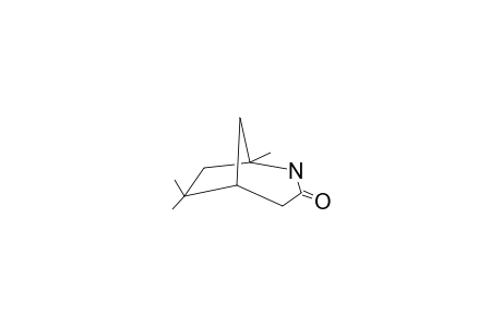 1,6,6-Trimethyl-2-aza-bicyclo-[3.2.1]-octan-3-one