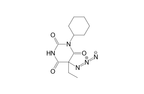 5-Azido-1-cyclohexyl-5-ethylbarbituric acid