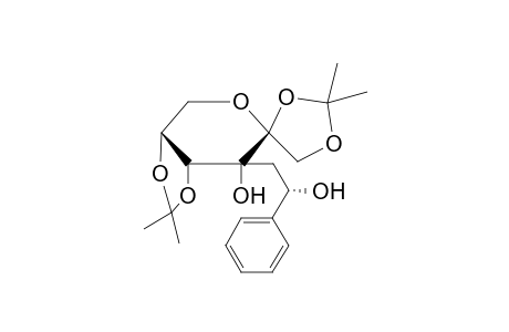 (2'R)-1,2;4,5-Di-O-Isopropylidene-3-C-(2-hydroxy-2-phenylethyl)-.beta.,D-psicopyranose