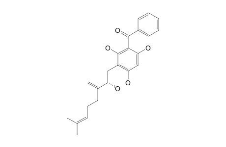 (E)-3-(2-HYDROXY-7-METHYL-3-METHYLENEOCT-6-ENYL)-2,4,6-TRIHYDROXYBENZOPHENONE