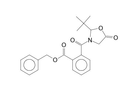 Benzyl 2-[(2-tert-butyl-5-oxo-1,3-oxazolidin-3-yl)carbonyl]benzoate