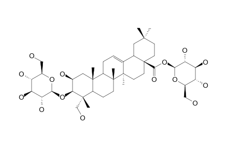 ASTERBATANOSIDE-C;3-O-BETA-D-GLUCOPYRANOSYL-2-BETA,3-BETA,23-TRIHYDROXYOLEAN-12-EN-28-OIC-ACID-28-O-BETA-D-GLUCOPYRANOSIDE