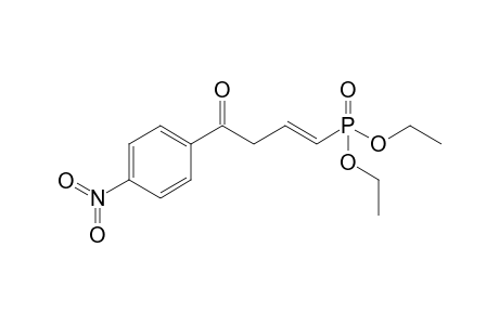3-(p-Nitrobenzoyl)-1-(diethylphosphonyl)prop-1-ene