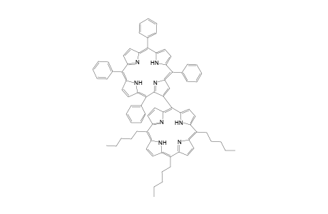 .alpha.,.beta.,gamma.,.delta.-Tetraphenyl-.beta.',.gamma.',.delta.'-tripentyl-6,.alpha'.-bi(21H,23H-porphine)