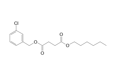 Succinic acid, 3-chlorobenzyl hexyl ester