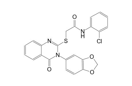 acetamide, 2-[[3-(1,3-benzodioxol-5-yl)-3,4-dihydro-4-oxo-2-quinazolinyl]thio]-N-(2-chlorophenyl)-
