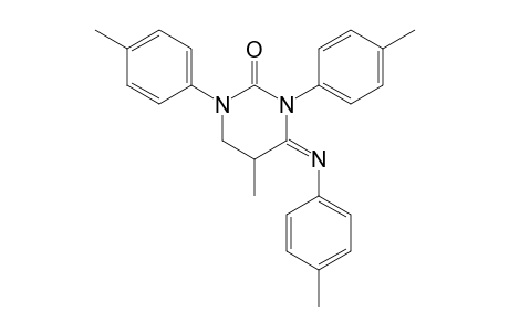 1,3-bis(p-Tolyl)-4-(p-tolylimino)-5-methyl-perhydro-pyrimidin-2-one