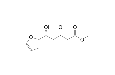 (5R)-Methyl .delta.-hydroxy-.delta.-(furan-2-yl)-.beta.-oxo-pentanoate