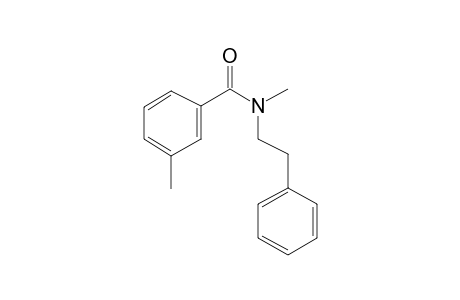 Benzamide, 3,N-dimethyl-N-(2-phenylethyl)-