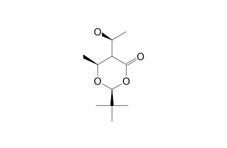 (1'S,2R,5R,6R)-2-TERT.-BUTYL-5-(1'-HYDROXY-ETHYL)-6-METHYL-1,3-DIOXAN-4-ONE