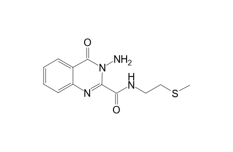 3-Amino-4-keto-N-[2-(methylthio)ethyl]quinazoline-2-carboxamide