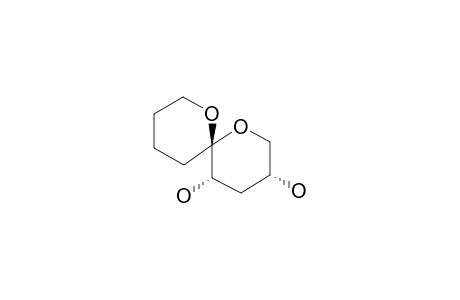 [3R*,5S*,6S*]-1,7-DIOXASPIRO-[5.5]-UNDECANE-3,5-DIOL