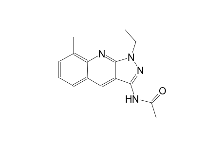 N-(1-ethyl-8-methyl-1H-pyrazolo[3,4-b]quinolin-3-yl)acetamide