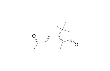 2-Cyclopenten-1-one, 2,4,4-trimethyl-3-(3-oxo-1-butenyl)-, (E)-