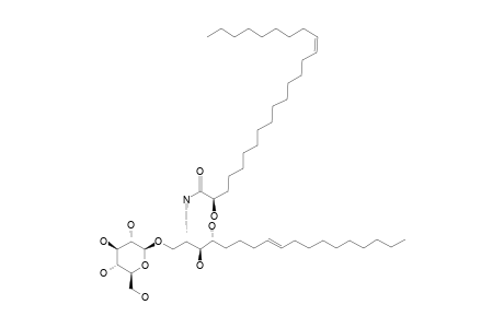 1-O-([BETA]-D-GLUCOPYRANOSYL)-(2S,3S,4R,8E)-2-[(2'R)-2'-HYDROXYTETRACOSENOILAMINO]-8-OCTADECENE-1,3,4-TRIOL