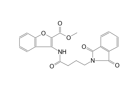 2-benzofurancarboxylic acid, 3-[[4-(1,3-dihydro-1,3-dioxo-2H-isoindol-2-yl)-1-oxobutyl]amino]-, methyl ester