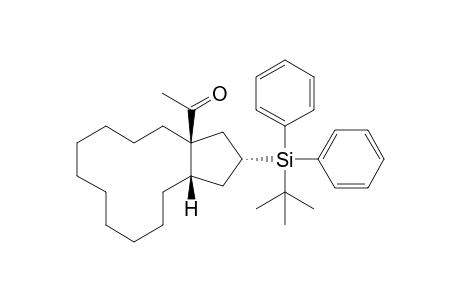 (1S,12S,14R)-1-Acetyl-14-tert-butyldiphenylsilylbicyclo[10.3.0]pentadecane