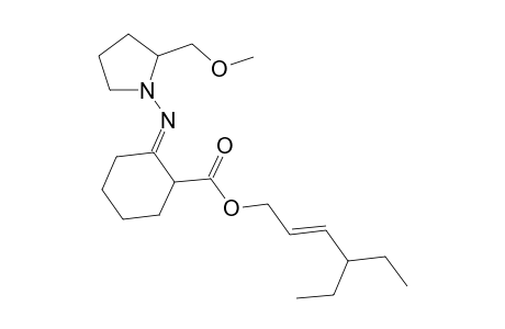 1-{[2'-(4"-Ethyl-2"-hexenyloxycarbonyl)cyclohexylidene]amino}-2-(methoxymethyl)rrolidine