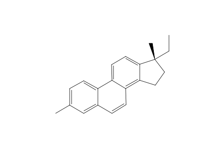 3,17-Dimethyl-18,19-dinor-17.alpha.-pregna-1,3,5,7,9,11,13-heptaene