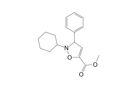 5-Isoxazolecarboxylic acid, 2-cyclohexyl-2,3-dihydro-3-phenyl-, methyl ester