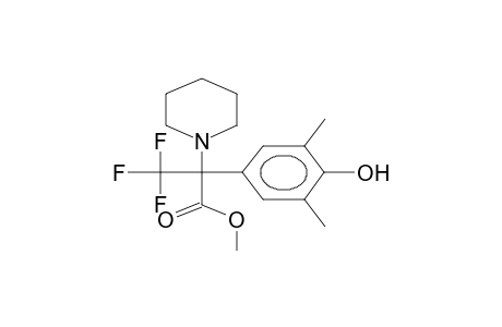 methyl 2-piperidino-2-(3,5-dimethyl-4-hydroxyphenyl)-3,3,3-trifluoropropanoate