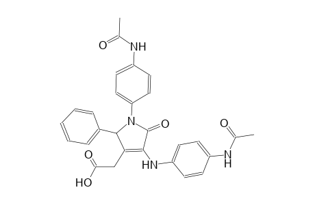 1H-pyrrole-3-acetic acid, 1-[4-(acetylamino)phenyl]-4-[[4-(acetylamino)phenyl]amino]-2,5-dihydro-5-oxo-2-phenyl-