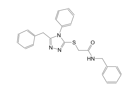 N-benzyl-2-[(5-benzyl-4-phenyl-4H-1,2,4-triazol-3-yl)sulfanyl]acetamide