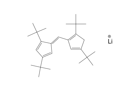 LITHIUM-(E)-1,4-DI-TERT.-BUTYL-2-(1,3-DI-TERT.-BUTYL-6-PENTAFULVENYL)-CYCLOPENTADIENIDE