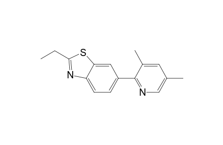 Benzothiazole, 6-(3,5-dimethyl-2-pyridinyl)-2-ethyl-