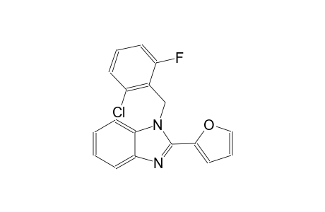 1H-benzimidazole, 1-[(2-chloro-6-fluorophenyl)methyl]-2-(2-furanyl)-